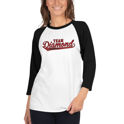 Team-Diamond-1b mockup Front Womens WhiteBlack
