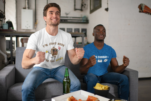 t-shirt-mockup-featuring-two-excited-men-watching-a-soccer-match-on-tv-44138-r-el2