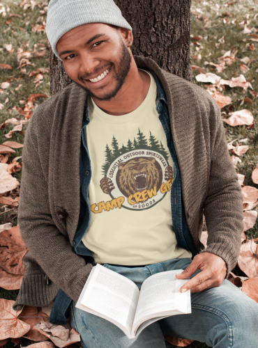 t-shirt-mockup-of-a-man-reading-in-the-woods-30282