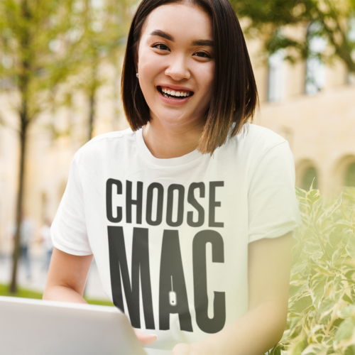 t-shirt-mockup-of-a-smiling-woman-with-short-hair-using-her-computer-45674-r-el2